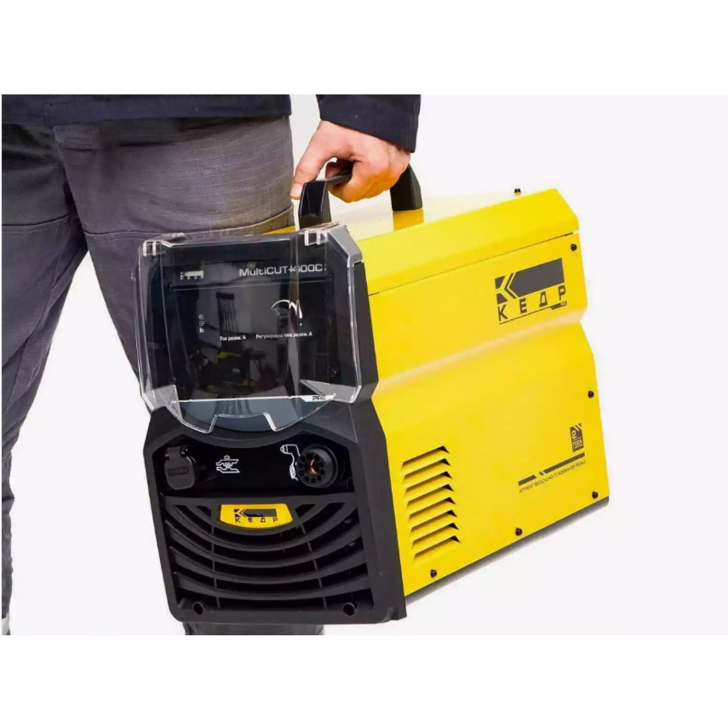 Установка воздушно-плазменной резки КЕДР MULTICUT-400C (ВСТРОЕННЫЙ КОМПРЕССОР, 220В, 15-40А, 12 ММ) - 4