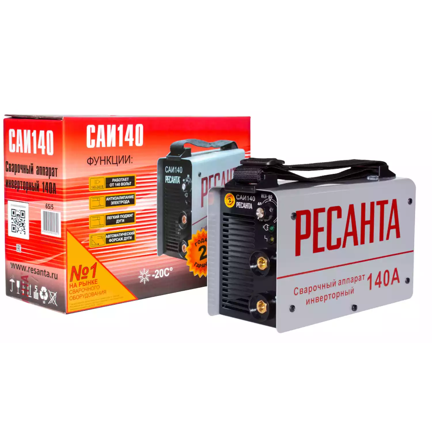 Сварочный аппарат инверторный Ресанта САИ 140 - 7