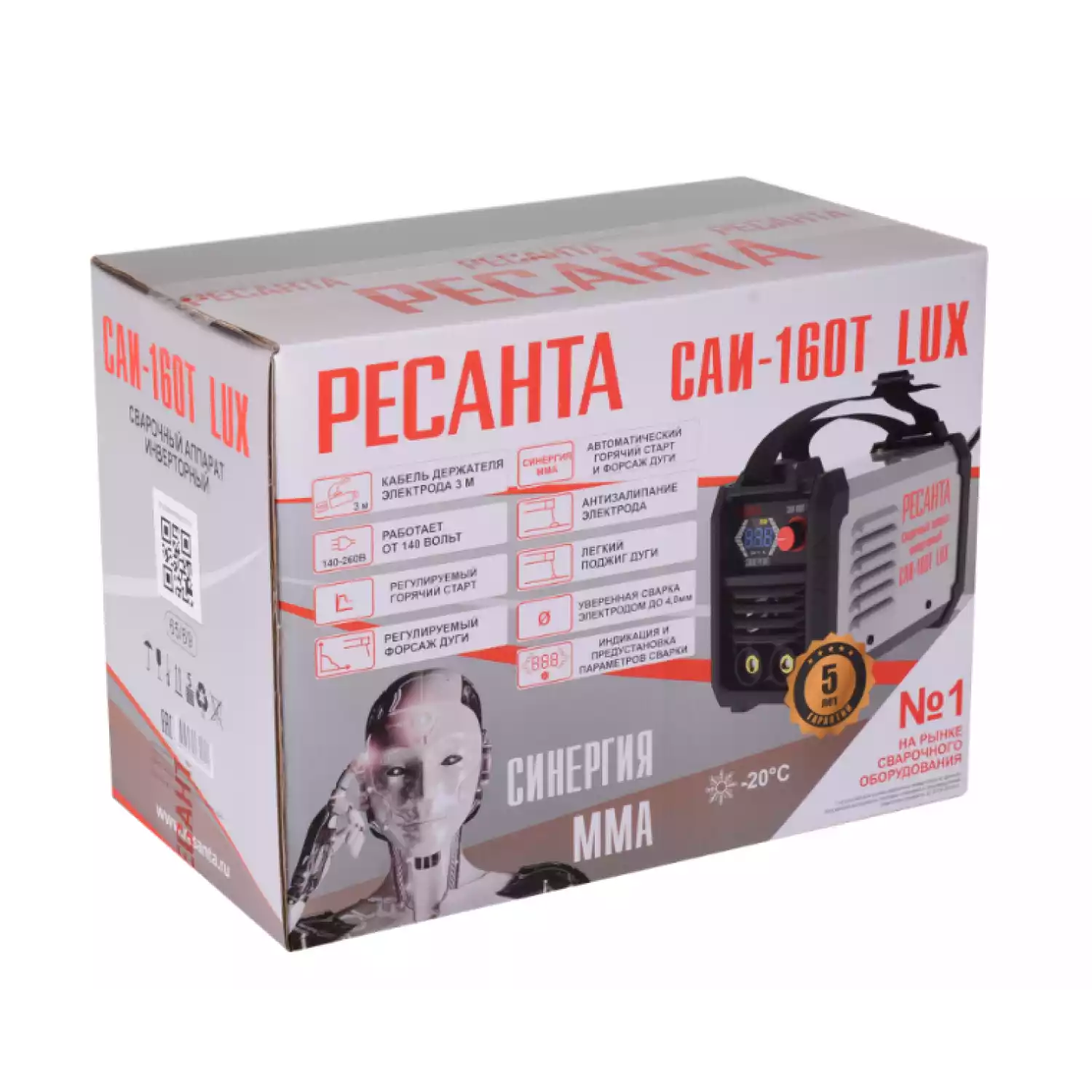 Сварочный аппарат инверторный Ресанта САИ-160Т LUX - 8