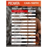 Сварочный аппарат инверторный Ресанта САИ 160 ПН купить в Москве