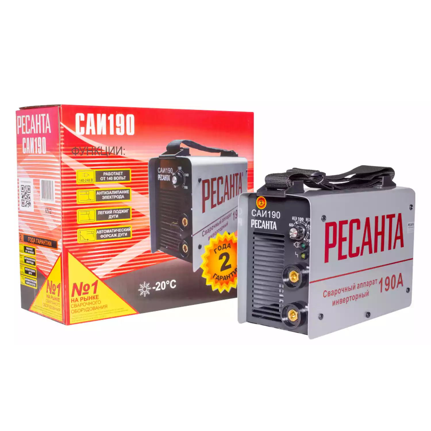 Сварочный аппарат инверторный Ресанта САИ 190 - 7