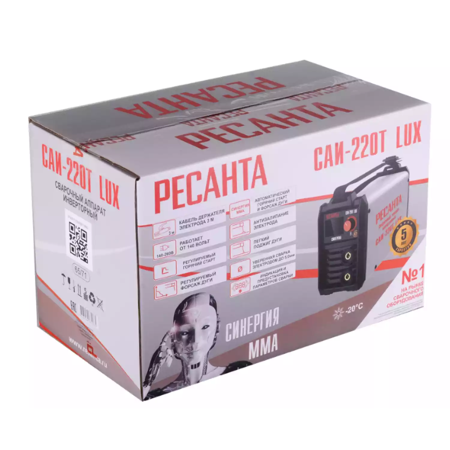 Сварочный аппарат инверторный Ресанта САИ-220Т LUX - 7