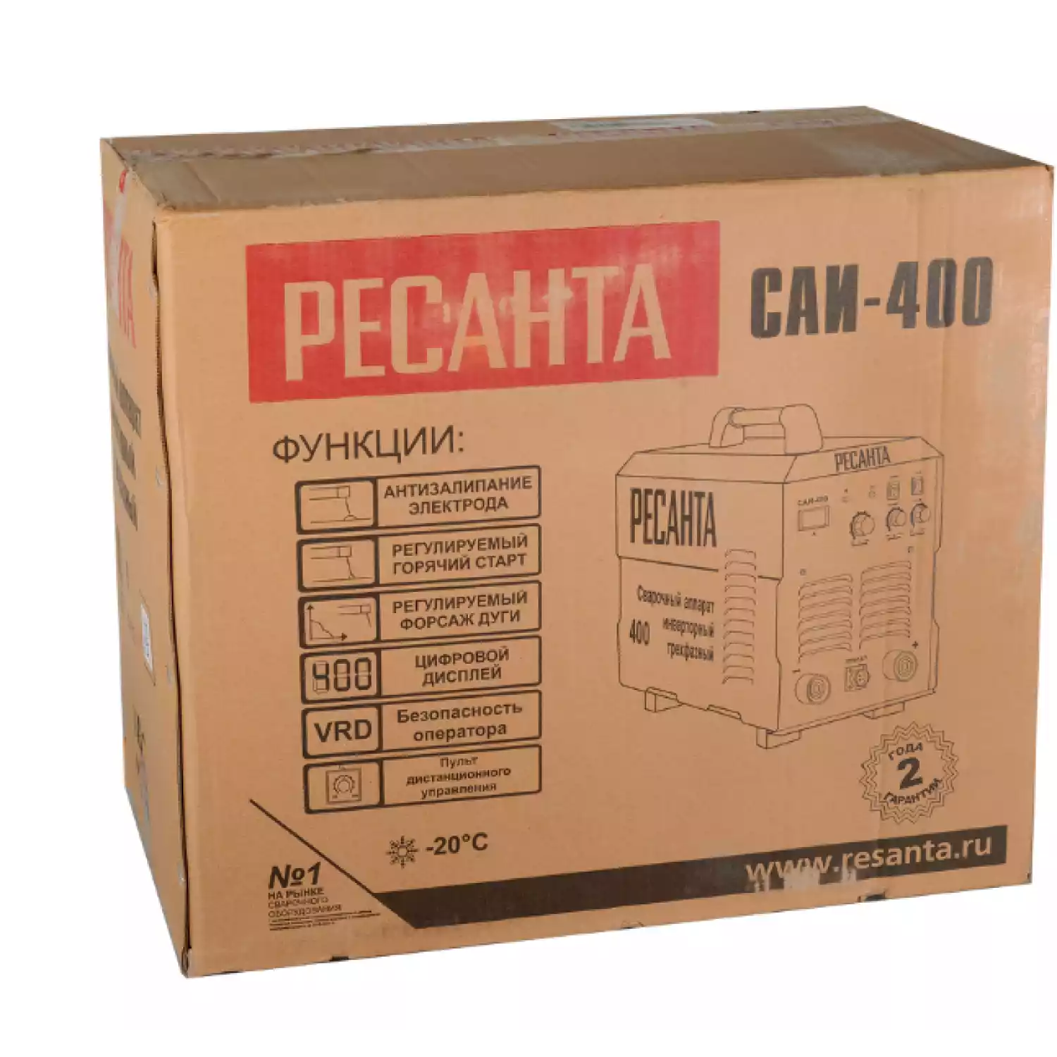 Сварочный аппарат инверторный Ресанта САИ 400 - 9