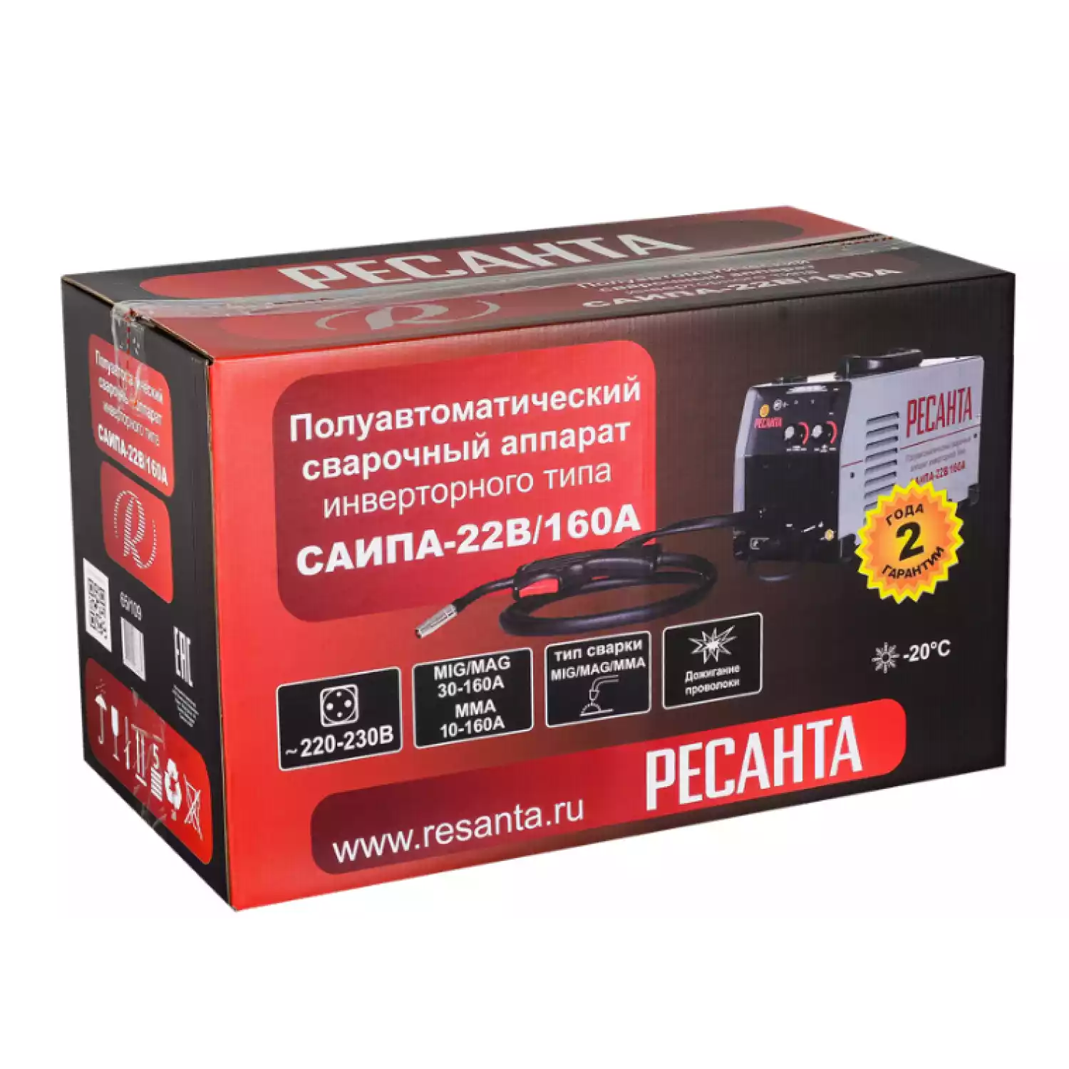 Сварочный полуавтомат Ресанта САИПА-22В/160А (MIG/MAG) - 11