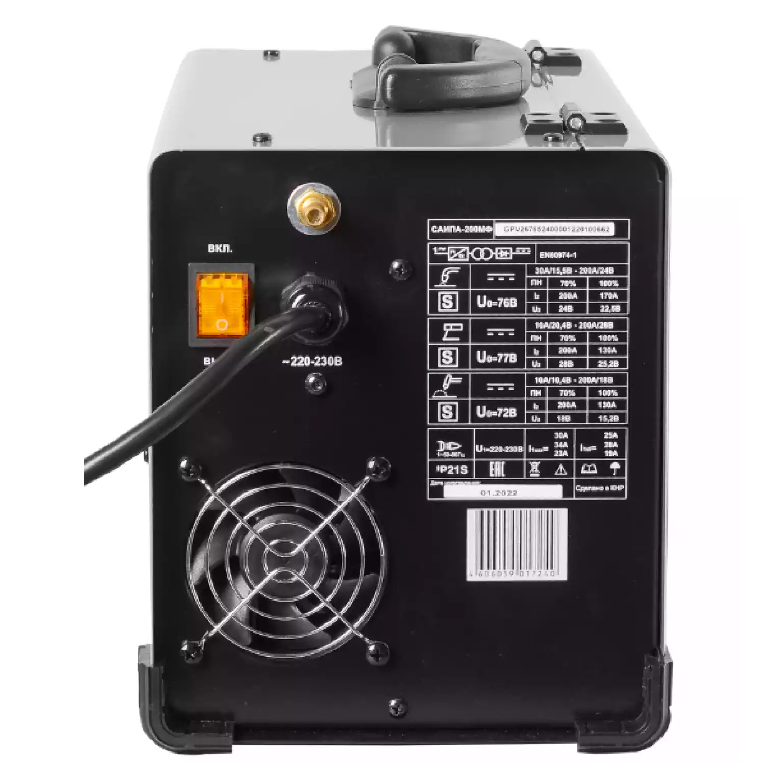 Сварочный полуавтомат многофункциональный Ресанта САИПА-200МФ (MIG/MAG/TIG) - 5