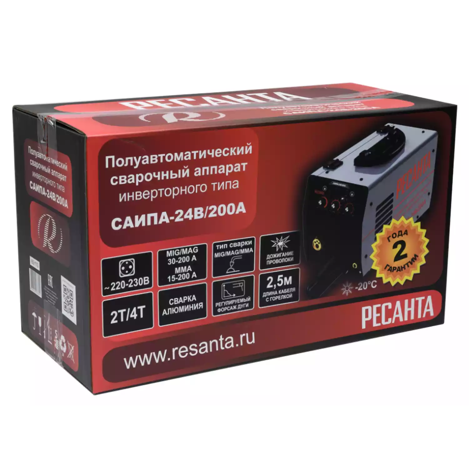 Сварочный полуавтомат Ресанта САИПА-24В/200А (MIG/MAG) - 11