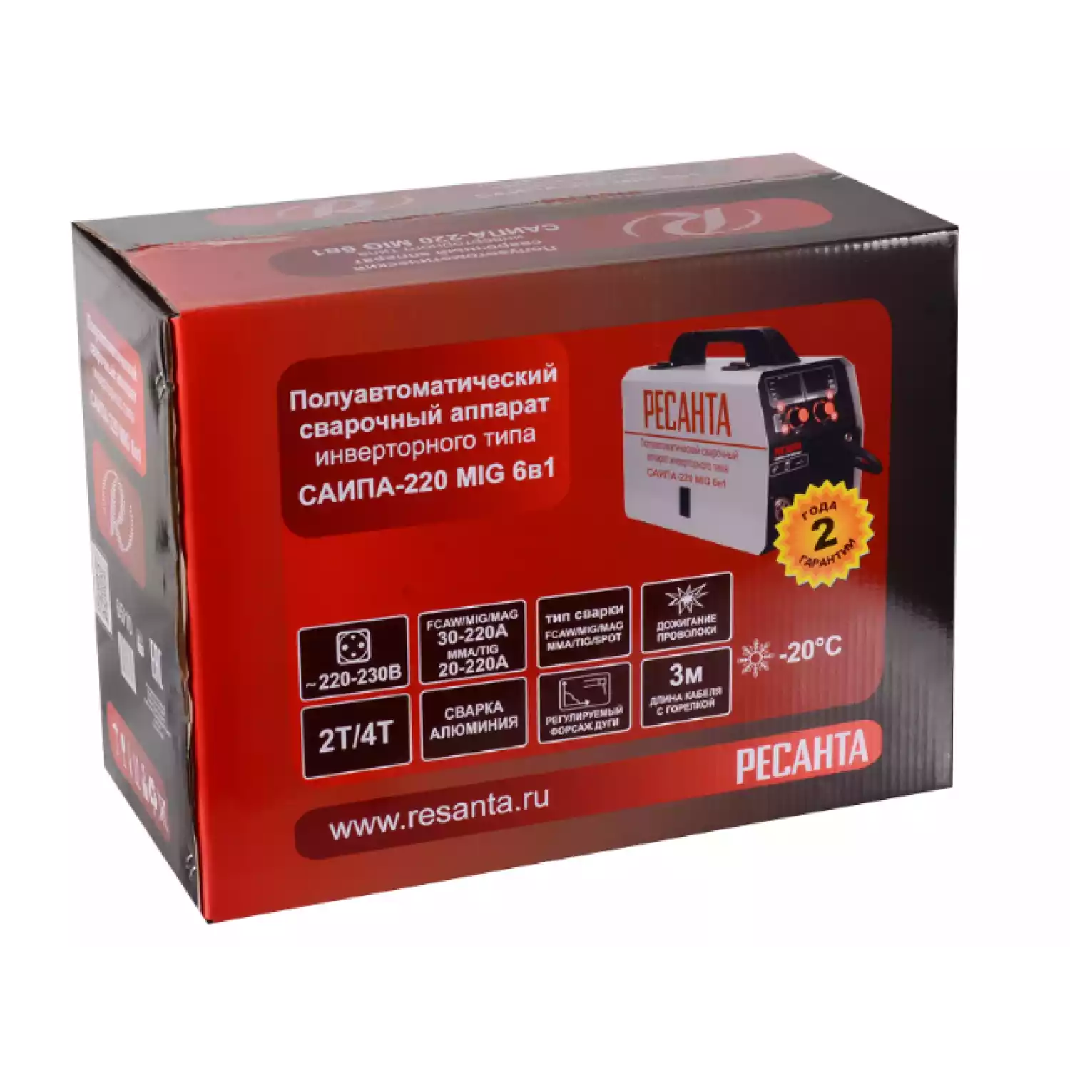 Сварочный полуавтомат Ресанта САИПА-220 (MIG/MAG) - 12