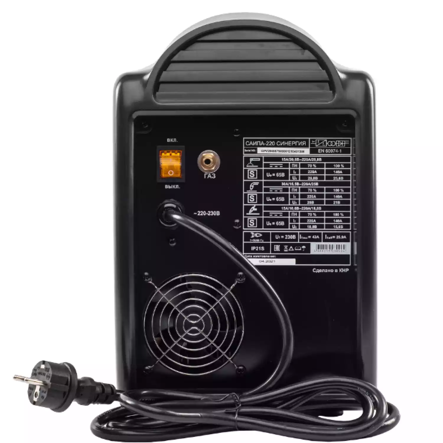 Сварочный полуавтомат Ресанта САИПА-220 Синергия (MIG/MAG) - 6