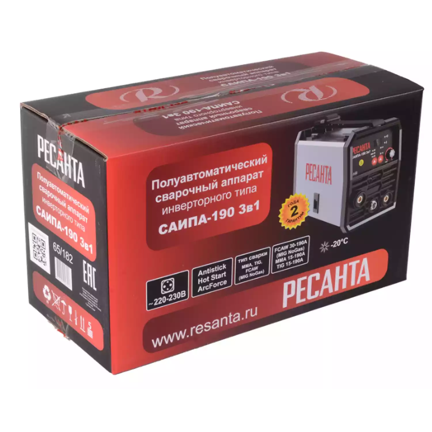 Сварочный полуавтомат САИПА-190 3в1 Ресанта - 7