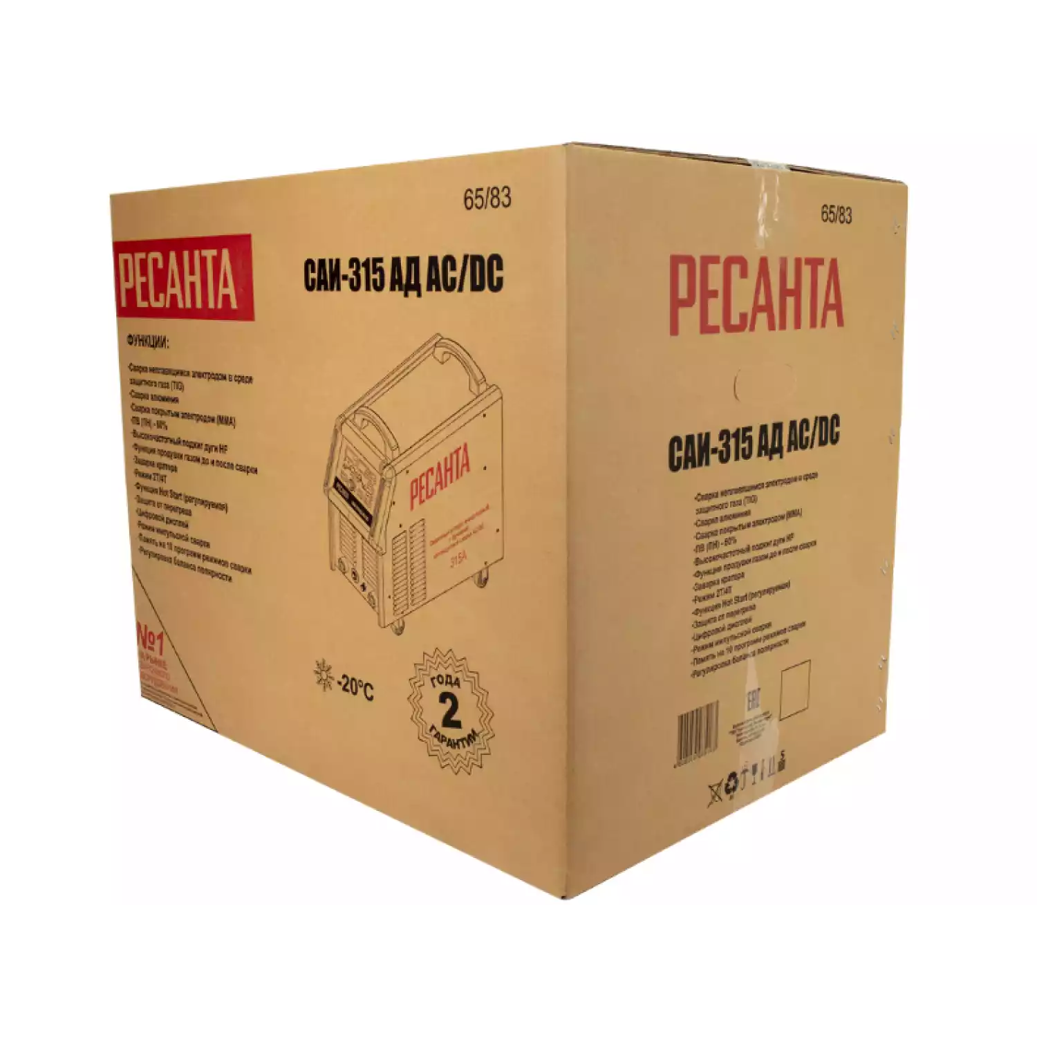 Сварочный аппарат инверторный Ресанта САИ-315 АД (АС/DC) - 14