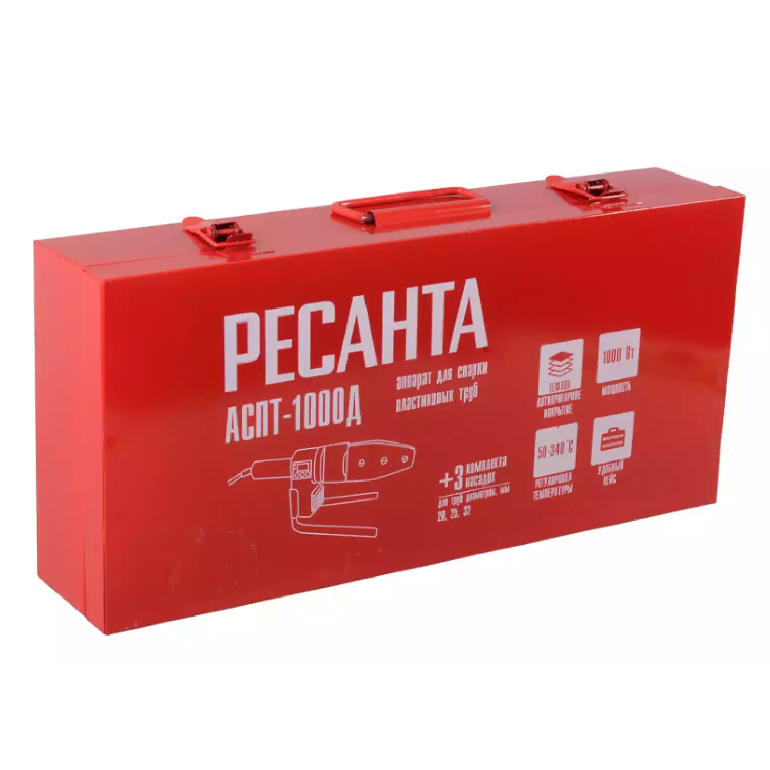 Аппарат для сварки пластиковых труб АСПТ-1000Д Ресанта - 8