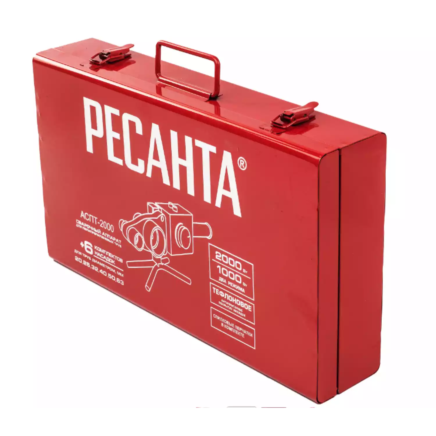 Аппарат для сварки ПВХ труб Ресанта АСПТ-2000 - 6