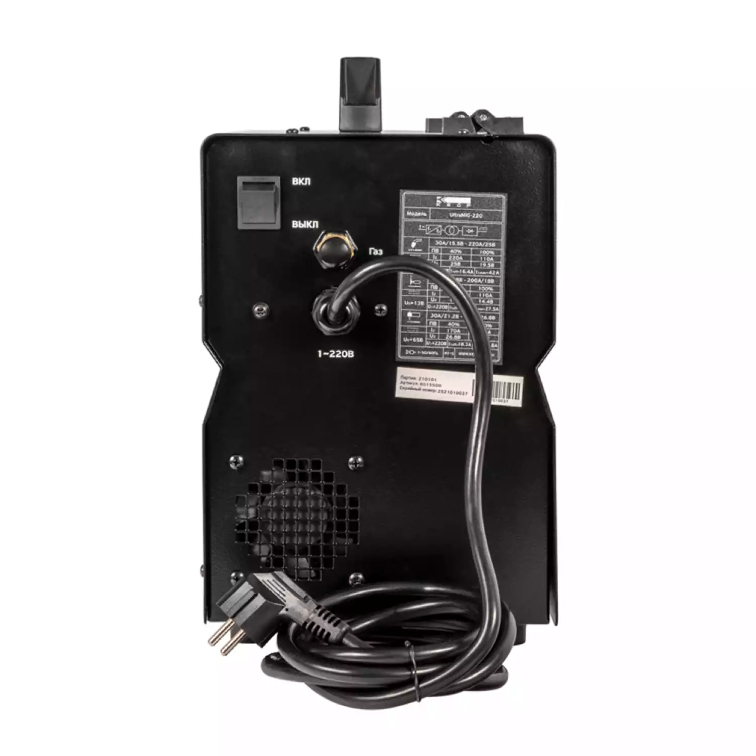 Полуавтомат КЕДР ULTRAMIG-220 (220В, 30-220А) - 4