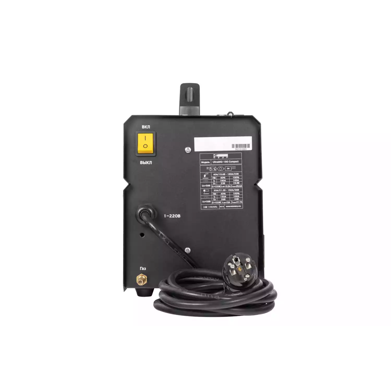 Полуавтомат КЕДР ULTRAMIG-180 COMPACT (220В, 40-180А) - 6