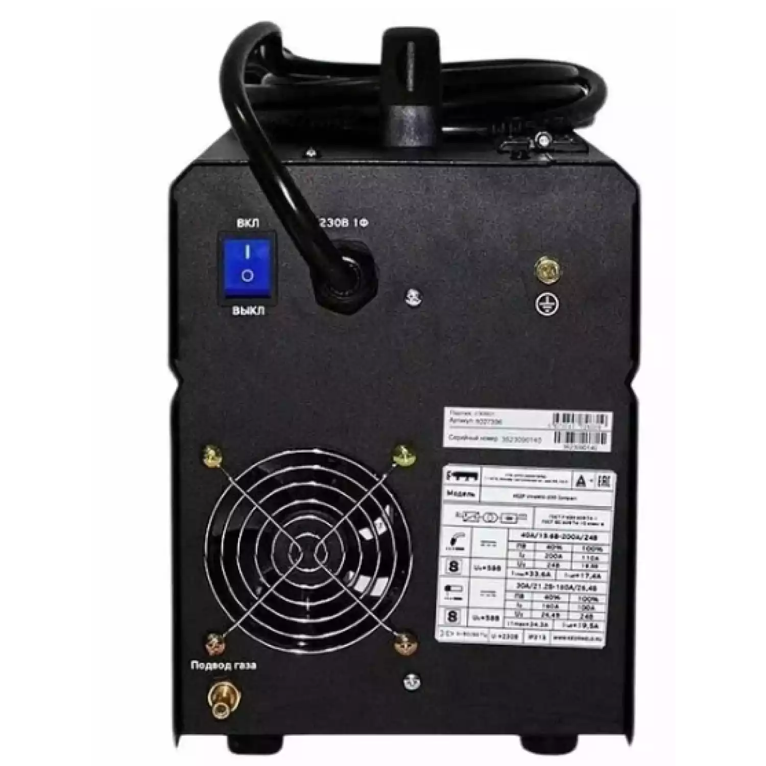 Полуавтомат КЕДР ULTRAMIG-200 COMPACT (220В, 40-200А) - 6