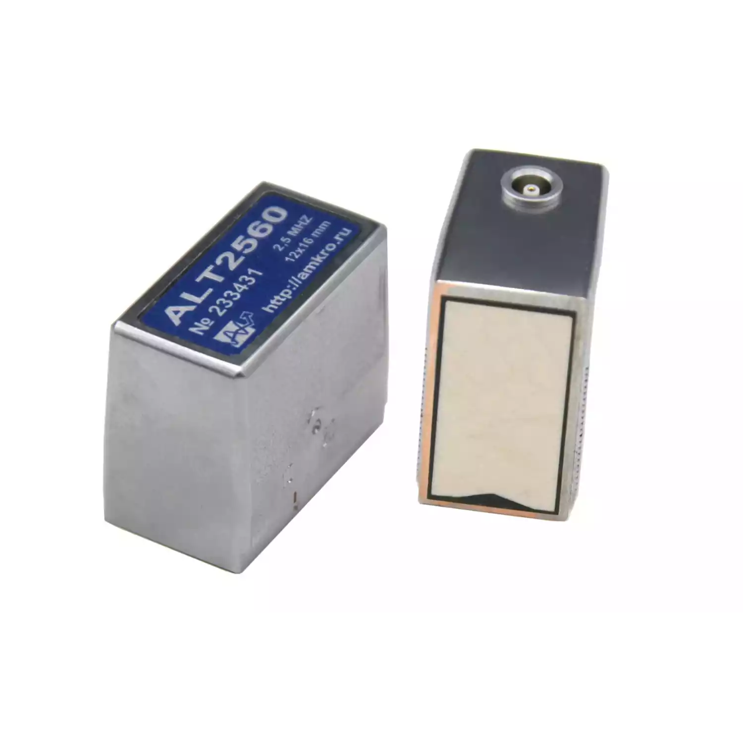 ALT25xx высокотемпературные наклонные преобразователи 2,5 Мгц - 1