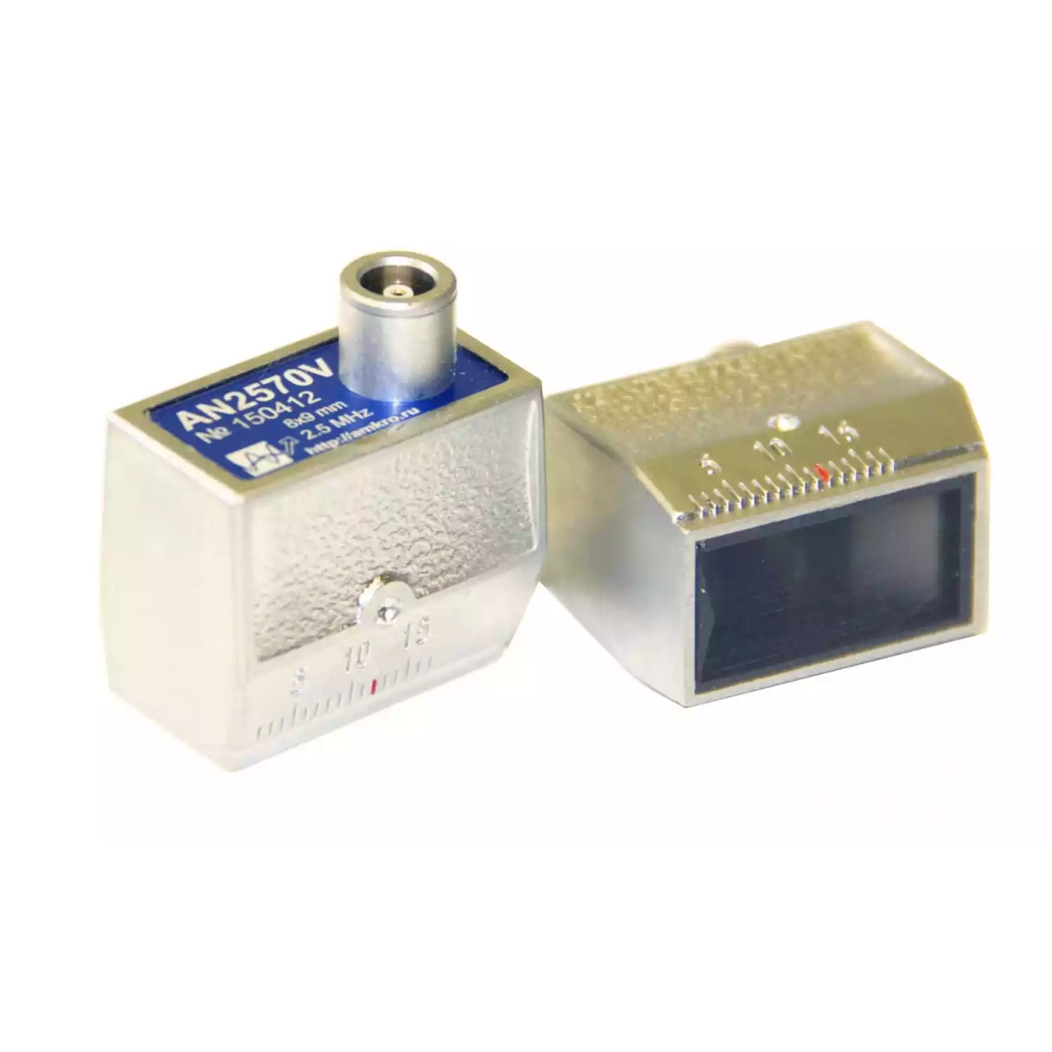 AN25xxV — малогабаритные наклонные УЗ ПЭП 2,5 МГц - 1