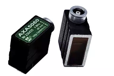 AXA50xx — малогабаритные наклонные УЗ ПЭП 5МГц