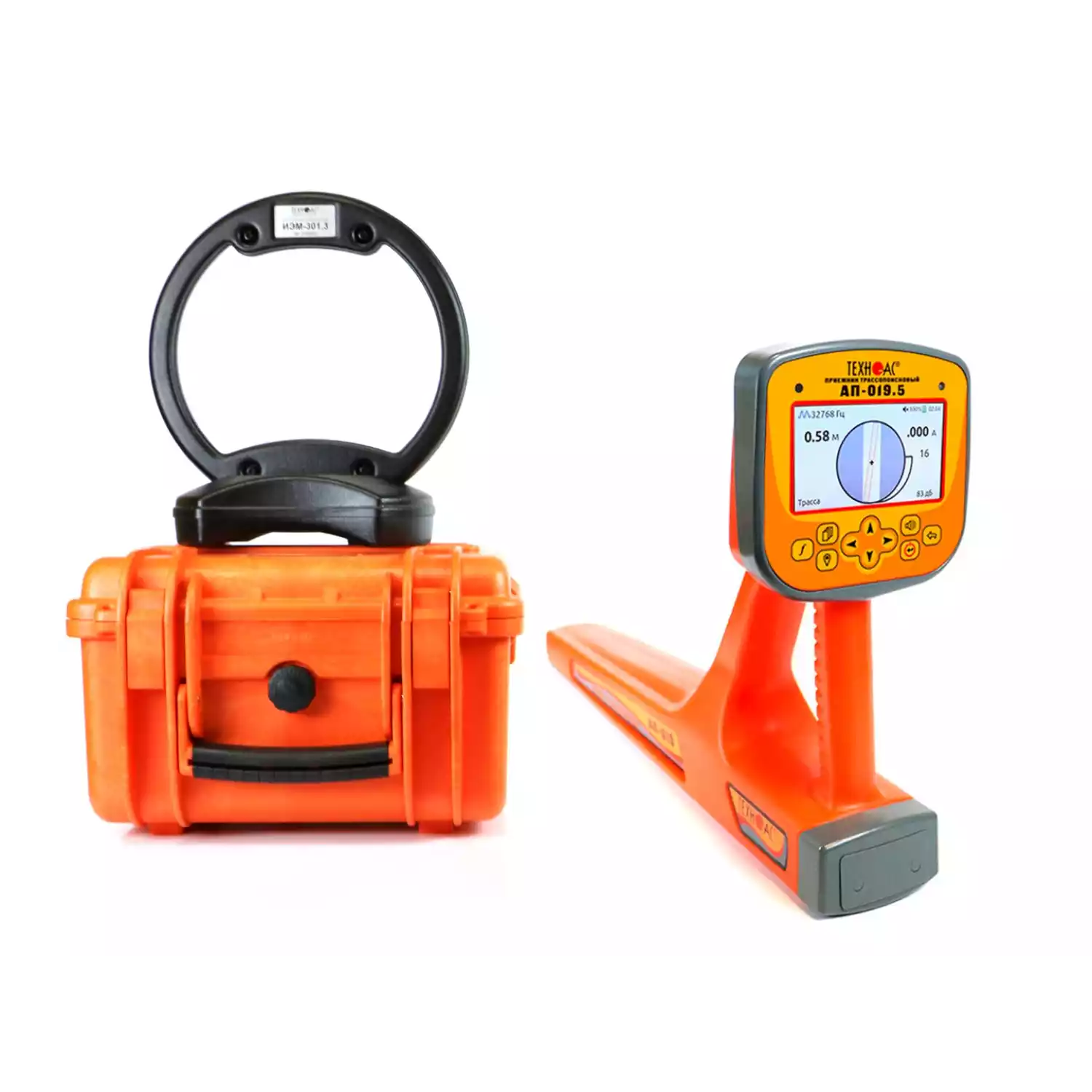 Атлет АГ-319ЦК — кабелетрассоискатель с цветным экраном и функцией сохранения GPS/ГЛОНАСС координат - 1