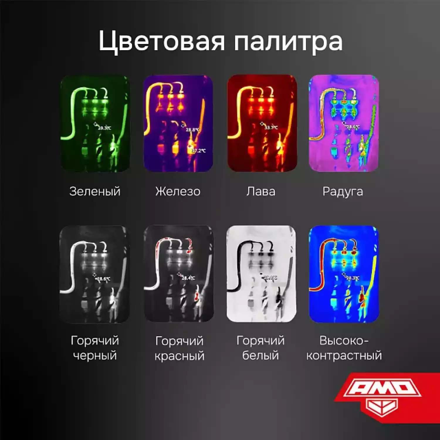 Тепловизор AMO T822 - 8