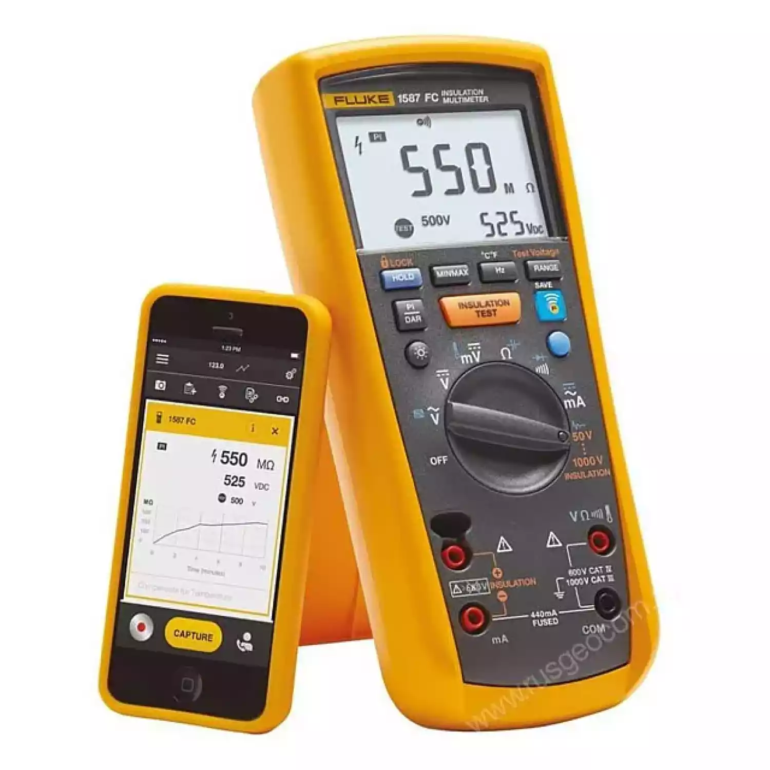 Мегаомметр Fluke 1587 FC - 3