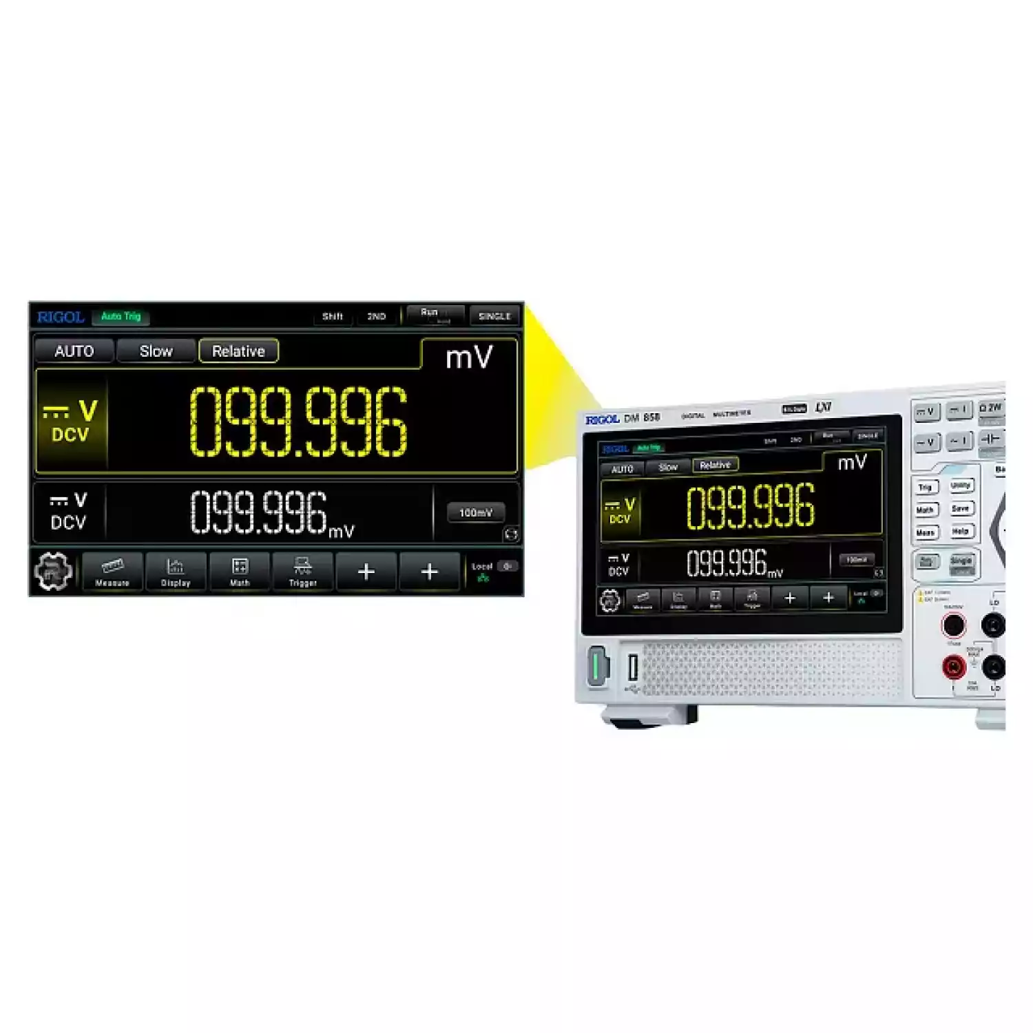 Цифровой мультиметр RIGOL DM858 - 7