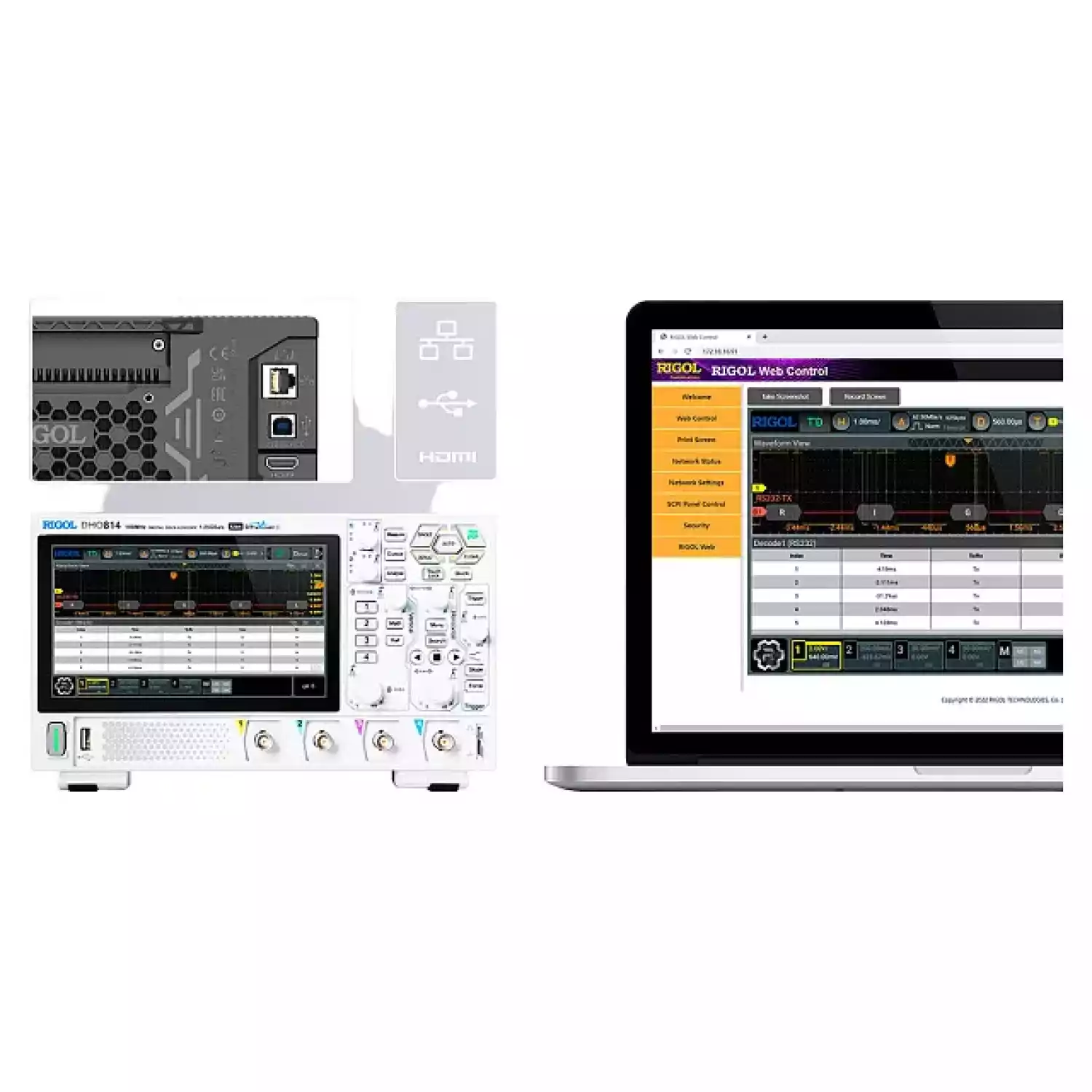 Цифровой осциллограф RIGOL DHO814 - 7
