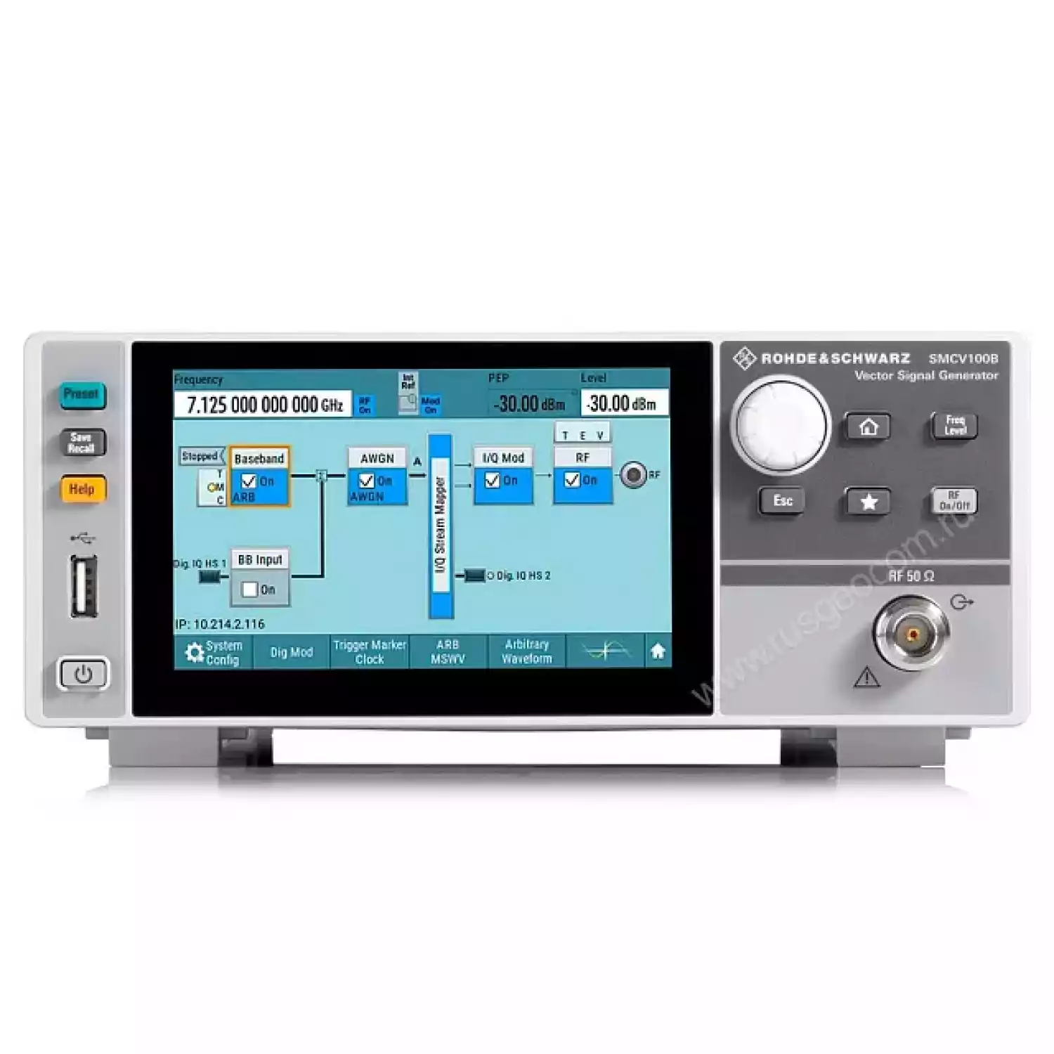 Генератор сигналов Rohde & Schwarz SMCV100B (4 кГц – 3 ГГц), базовый блок - 1