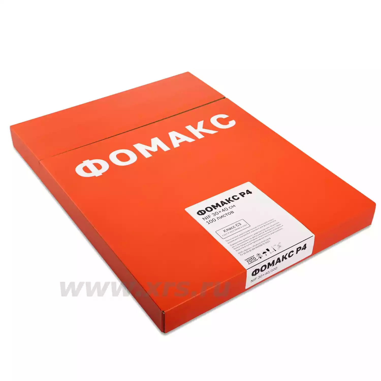 Рентгенпленка ФОМАКС Р4 30 × 40 NIF (100 листов) - 2