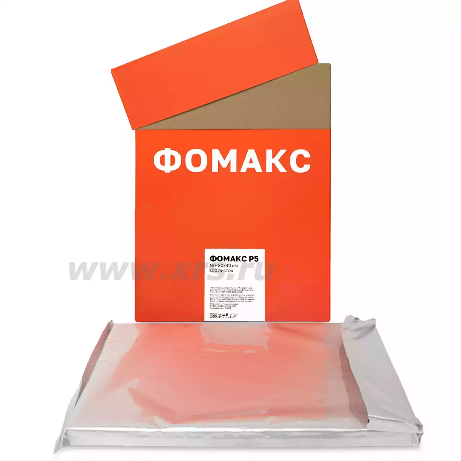 Рентгенпленка ФОМАКС Р5 30 × 40 NIF (100 листов) - 6