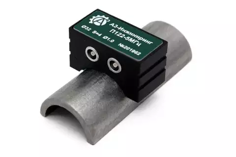 Пьезоэлектрический преобразователь хордового типа П122 для контроля труб металлических в комплекте с СОП