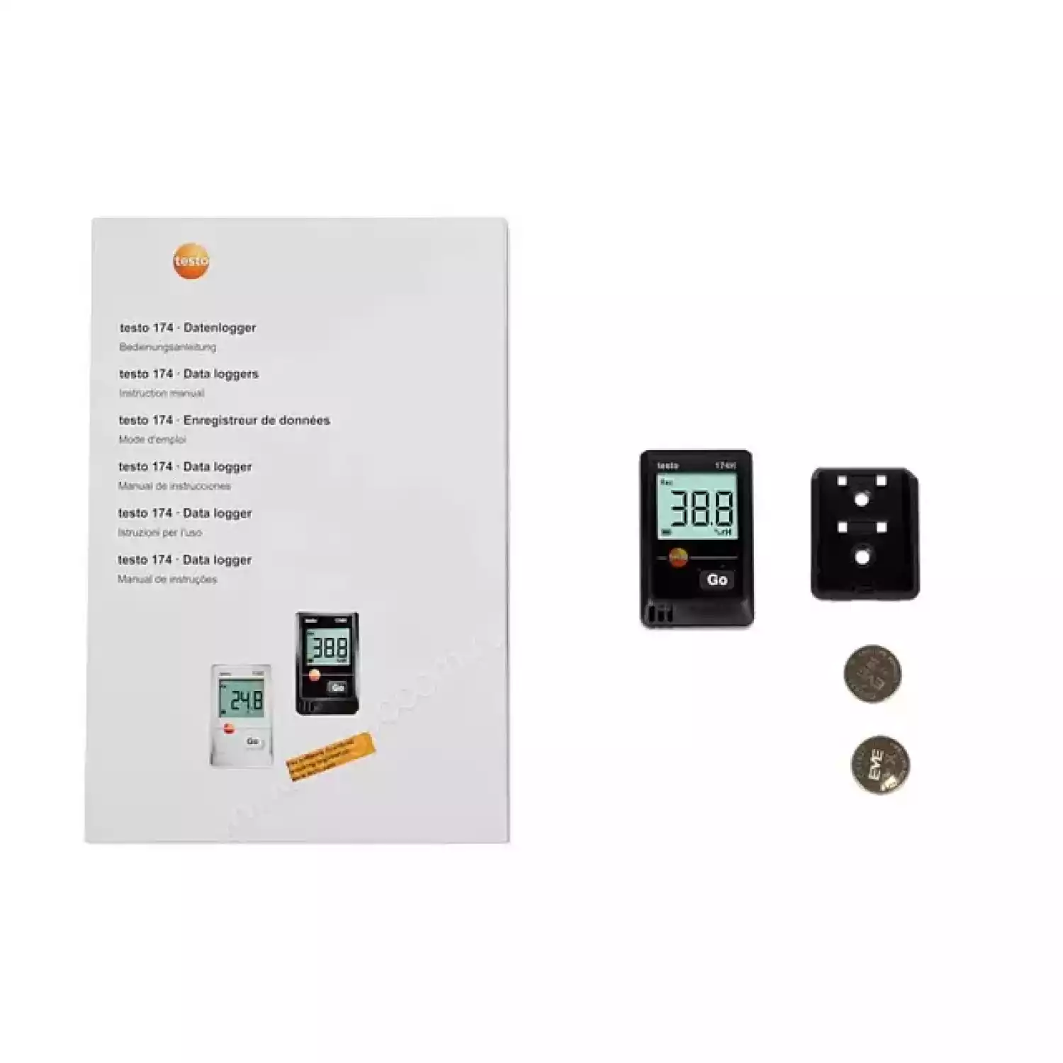 Мини логгер данных температуры и влажности testo 174H - 2