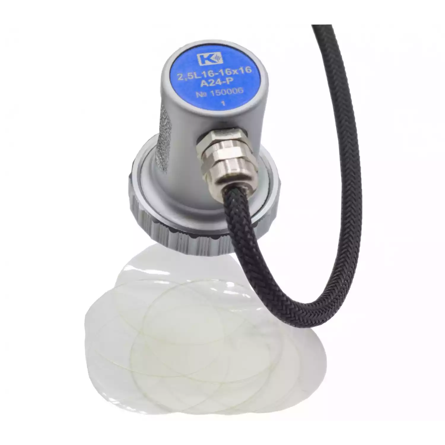 2,5L16-1,0x16-A24-P прямая фазированная решетка, 16 эл, 2,5 МГц - 1