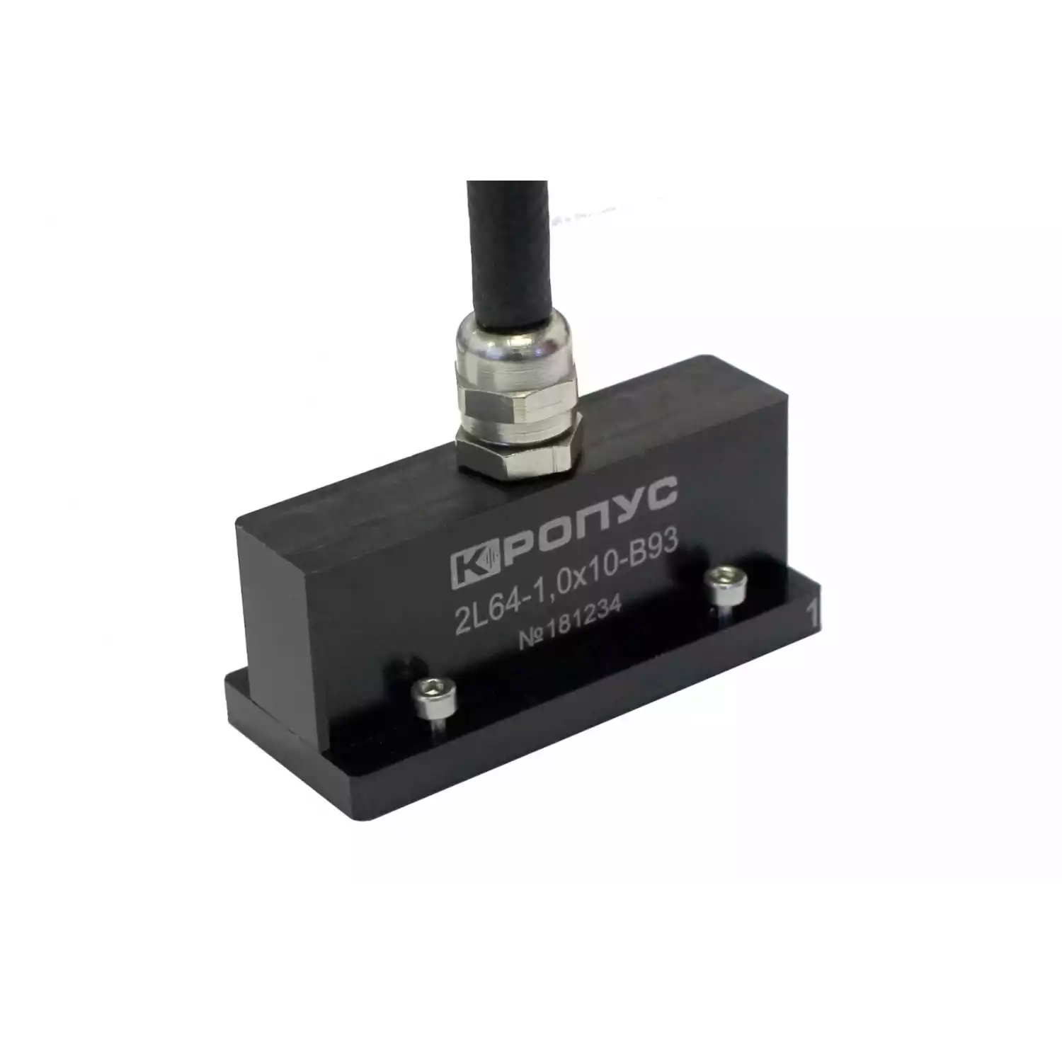 2L64-1,0х10-B93 фазированная решетка, 64 эл, 2 МГц - 1