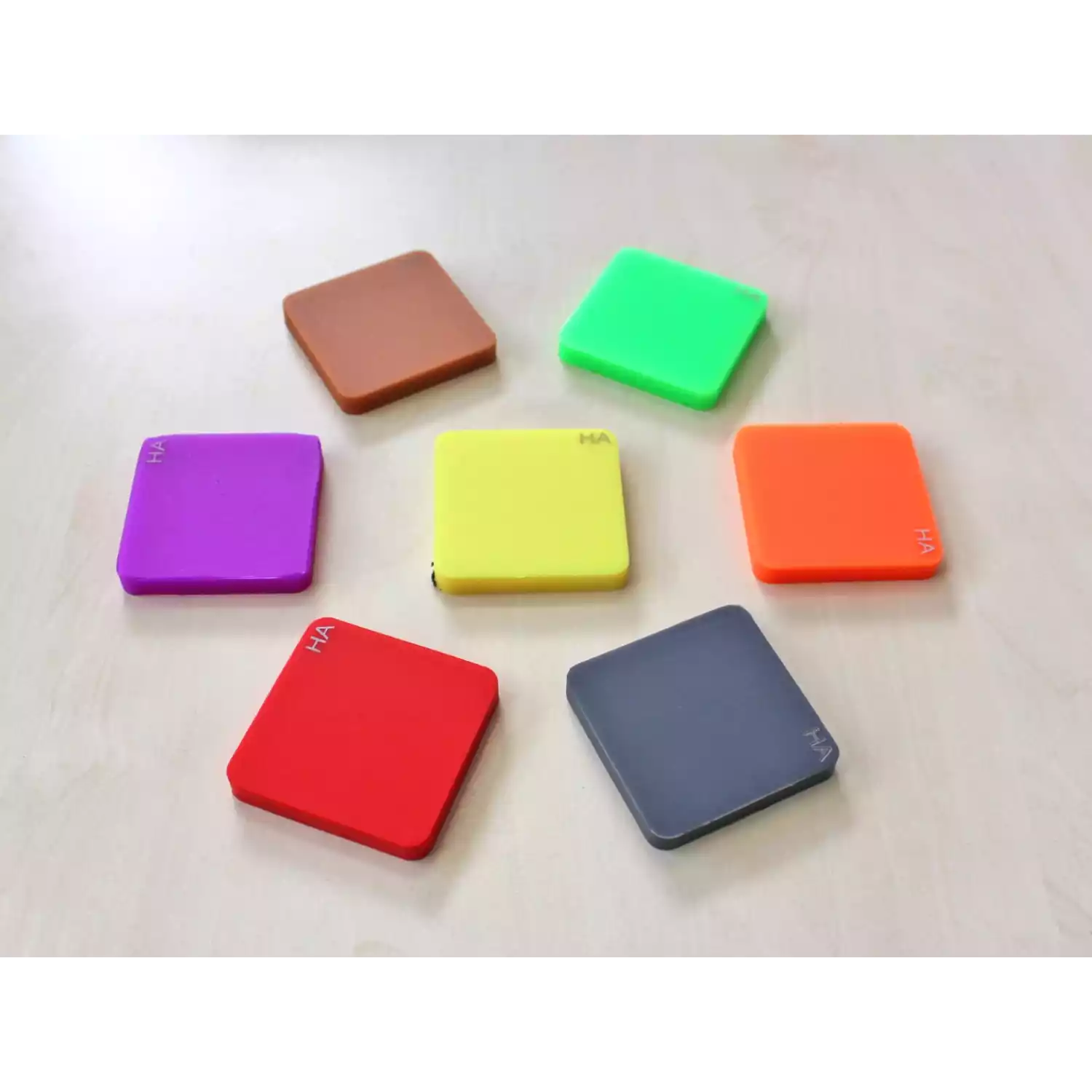 Комплект мер твёрдости Шора тип A (7 шт. HA) - 1