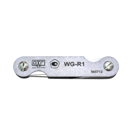 Набор шаблонов сварщика WG-R (ОТГ) WG-R1 (Набор радиусных №1)