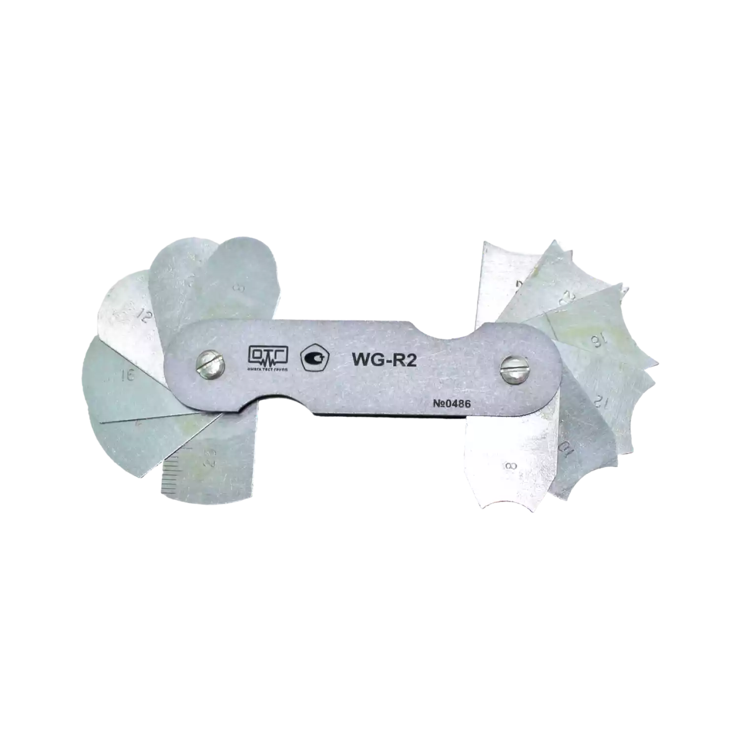 Набор шаблонов сварщика WG-R (ОТГ) WG-R2 (Набор радиусных №2) - 2