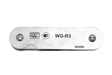 Набор шаблонов сварщика WG-R (ОТГ) WG-R3 (Набор радиусных №3)