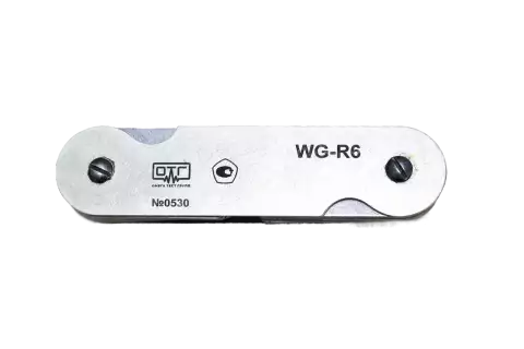 Набор шаблонов сварщика WG-R (ОТГ) WG-R6 (Набор радиусных №6)