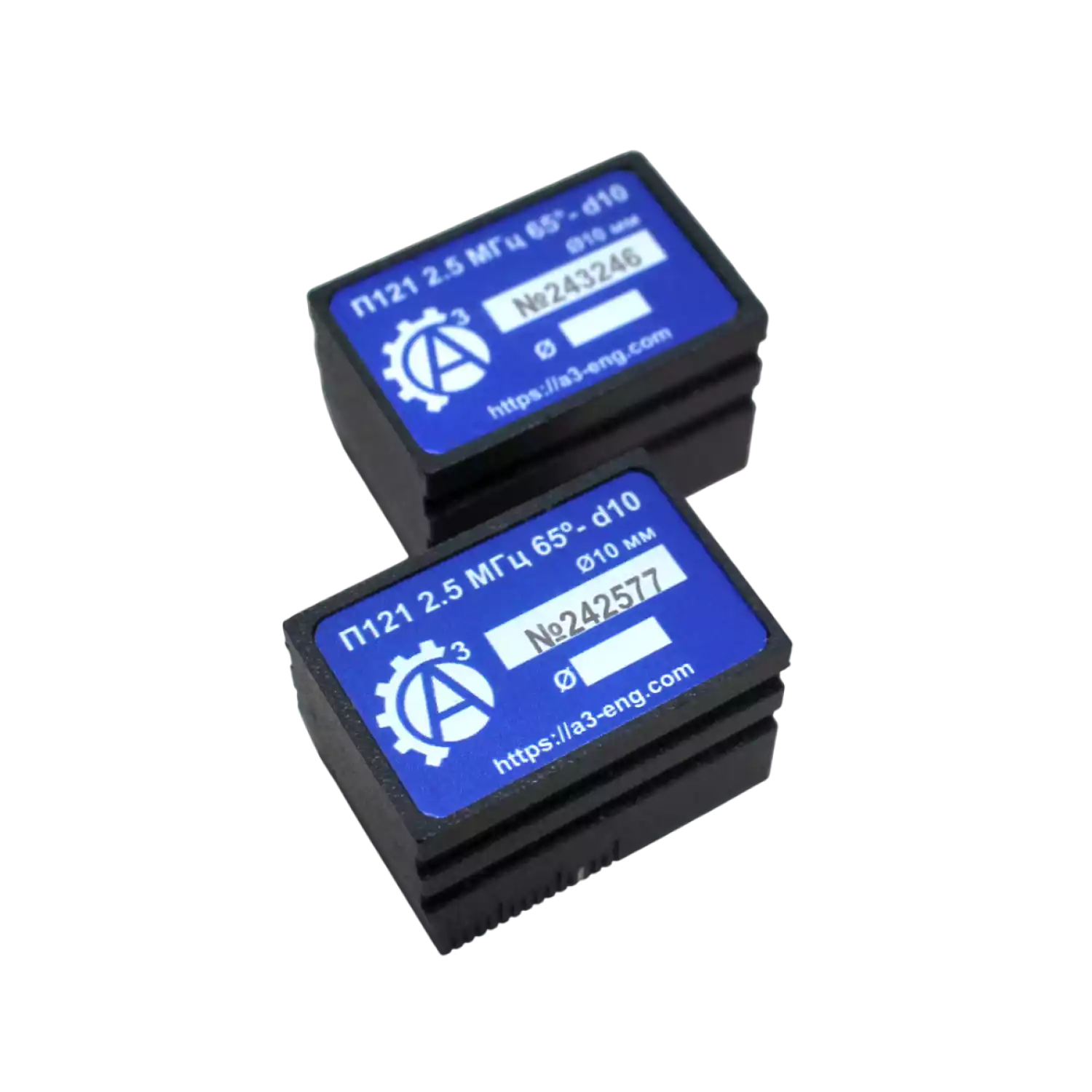 Пьезоэлектрический преобразователь (ПЭП) типа П121 серии d10 - 2