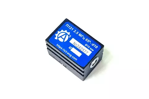 Пьезоэлектрический преобразователь (ПЭП) типа П121 серии d10