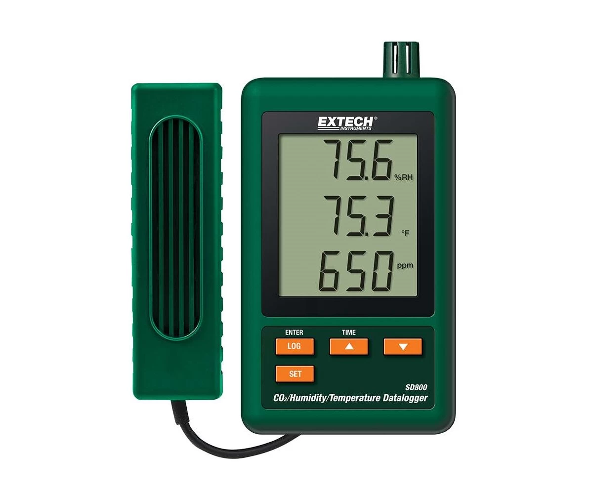 Регистратор температуры / влажности / CO2 Extech SD800 - 1
