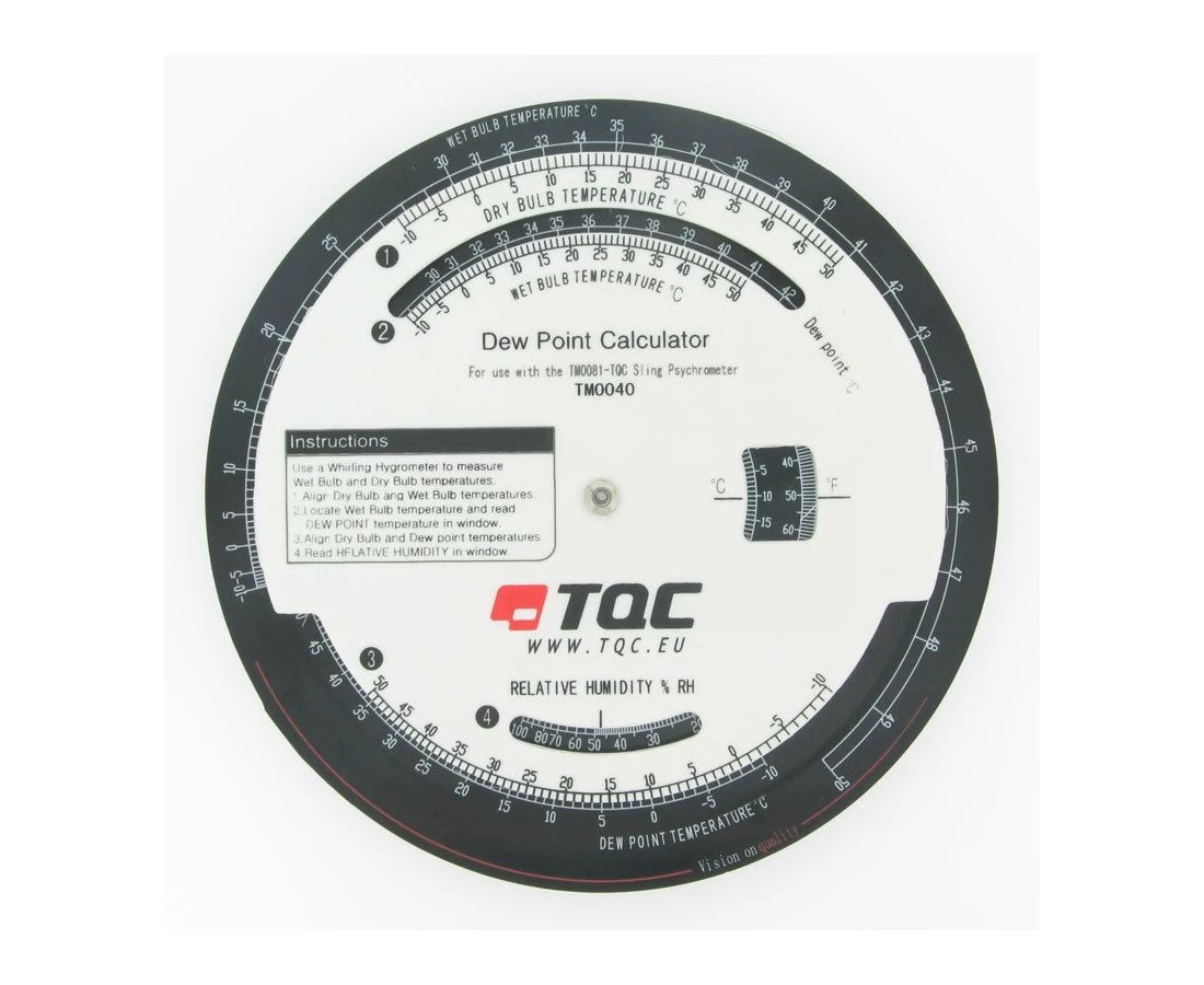 Калькулятор точки росы TQC TM0040 - 1