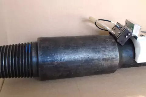 Преобразователи для УЗК ниппельной части бурильной трубы