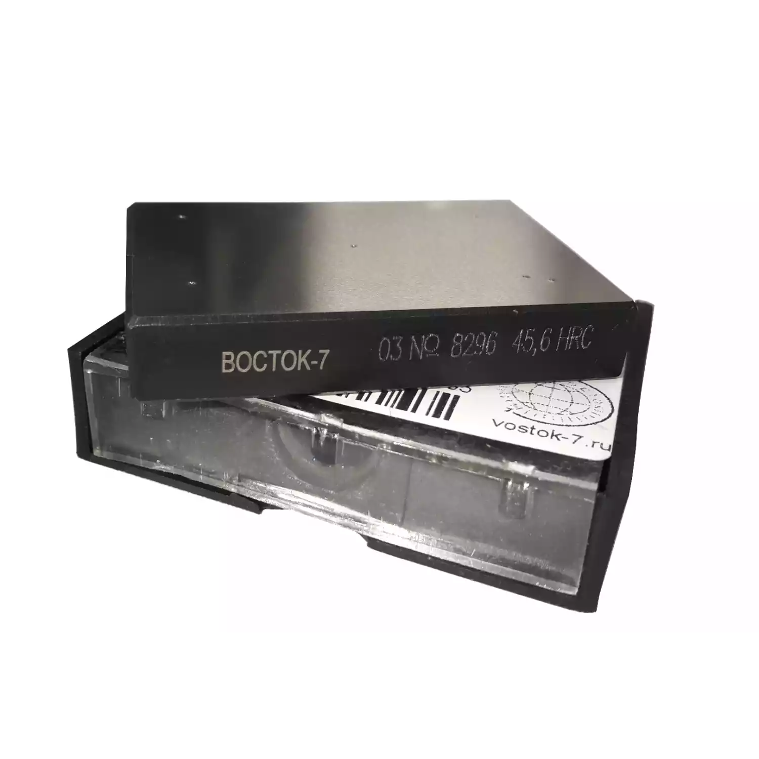 МТР-Ч комплект из 5 шт: 65HRC, 45HRC, 25HRC, 90HRB и 83HRA с калибровкой меры Роквелла ВОСТОК-7 (поверке не подлежит) - 2