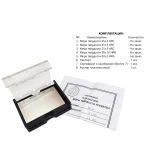 МТР-Ч комплект из 5 шт: 65HRC, 45HRC, 25HRC, 90HRB и 83HRA с калибровкой меры Роквелла ВОСТОК-7 (поверке не подлежит) купить в Москве