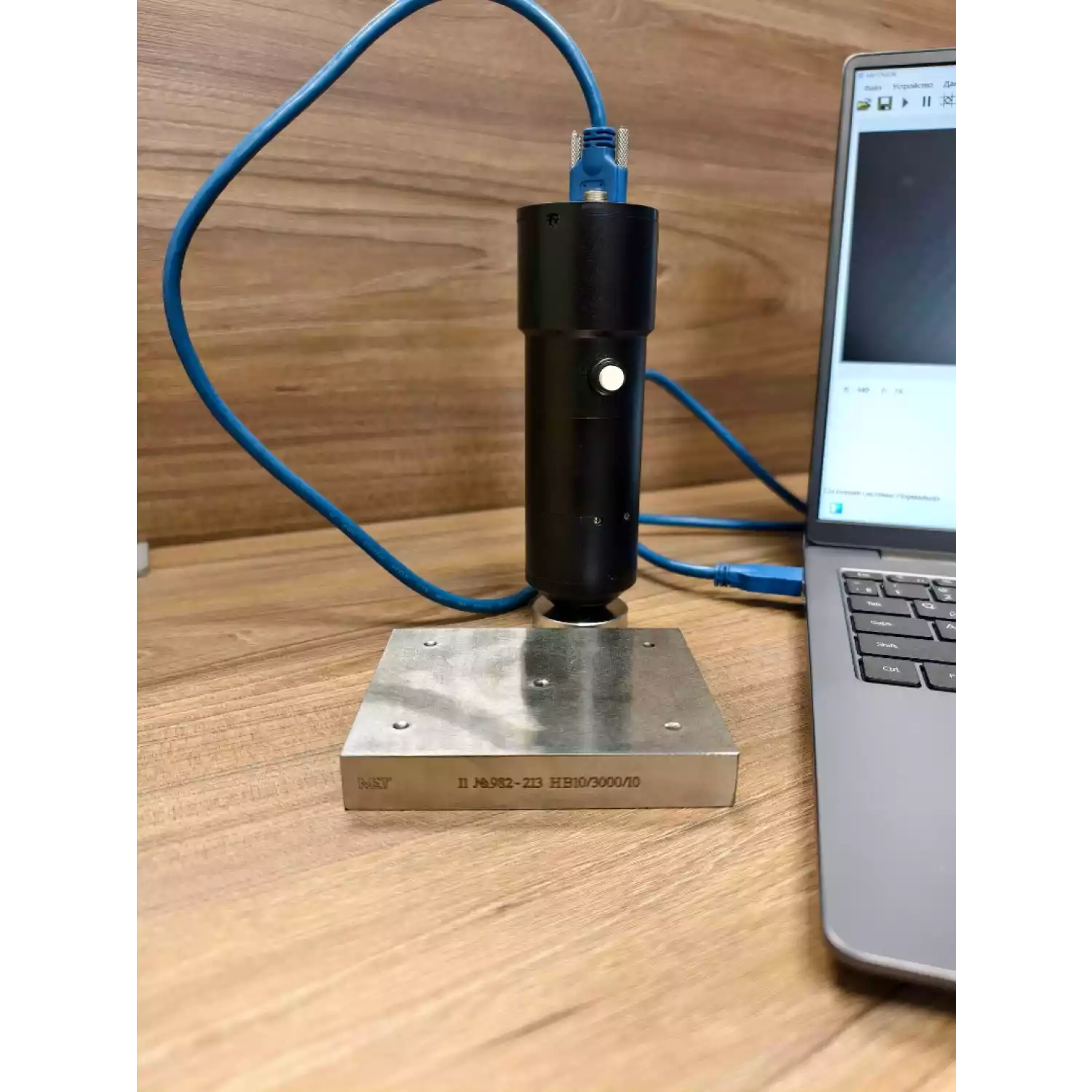 МПБ-А В7 Микроскоп по Бринеллю с автоматическим измерением твёрдости и подключением к компьютеру - 5