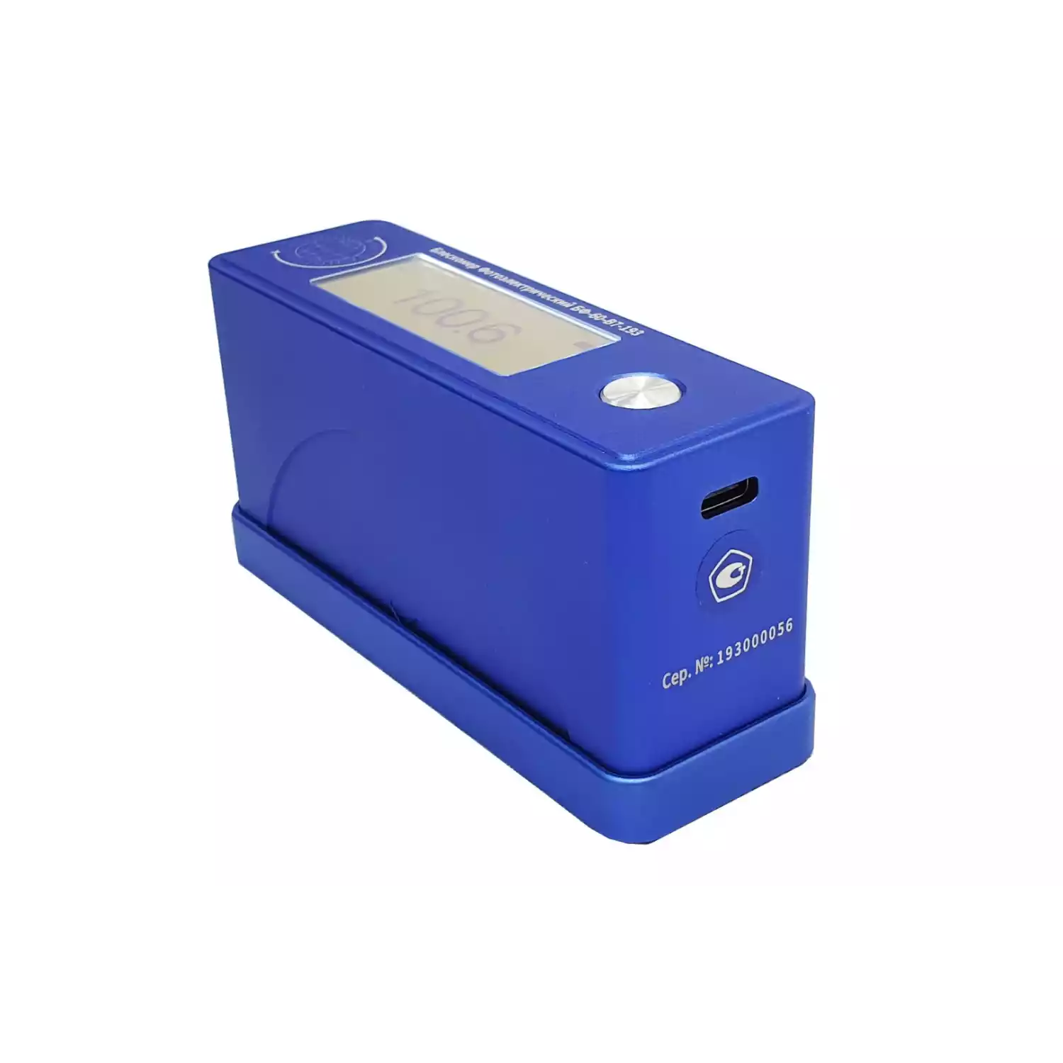 БФ-60-В7-193 - блескомер фотоэлектрический одноугловой 60°/60° для изогнутых поверхностей с поверкой - 1