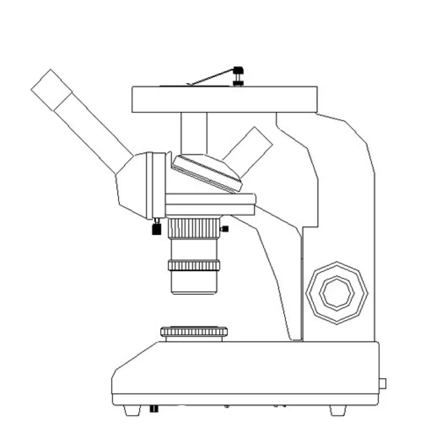 4XB Инвертированный микроскоп - 12