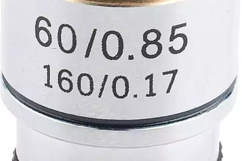 Объектив 60X/0,85 (160/0,17) подпружиненный для микроскопа
